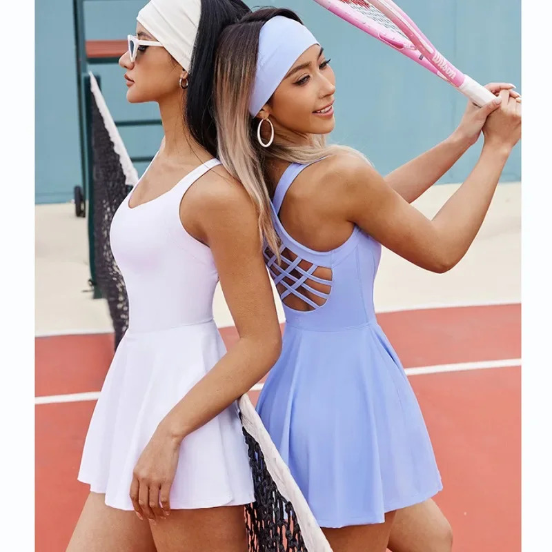 Badminton Youtube 2026 - 2026 Frauen Tennis Kleid Einteiliges Slim