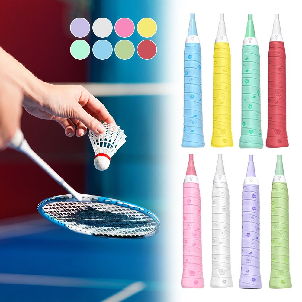 Badminton Vs Tennis - Neues PU-Badminton-Griffband Rutschfestes Schweißabsorbierendes Badminton-Overgrip Bedrucktes