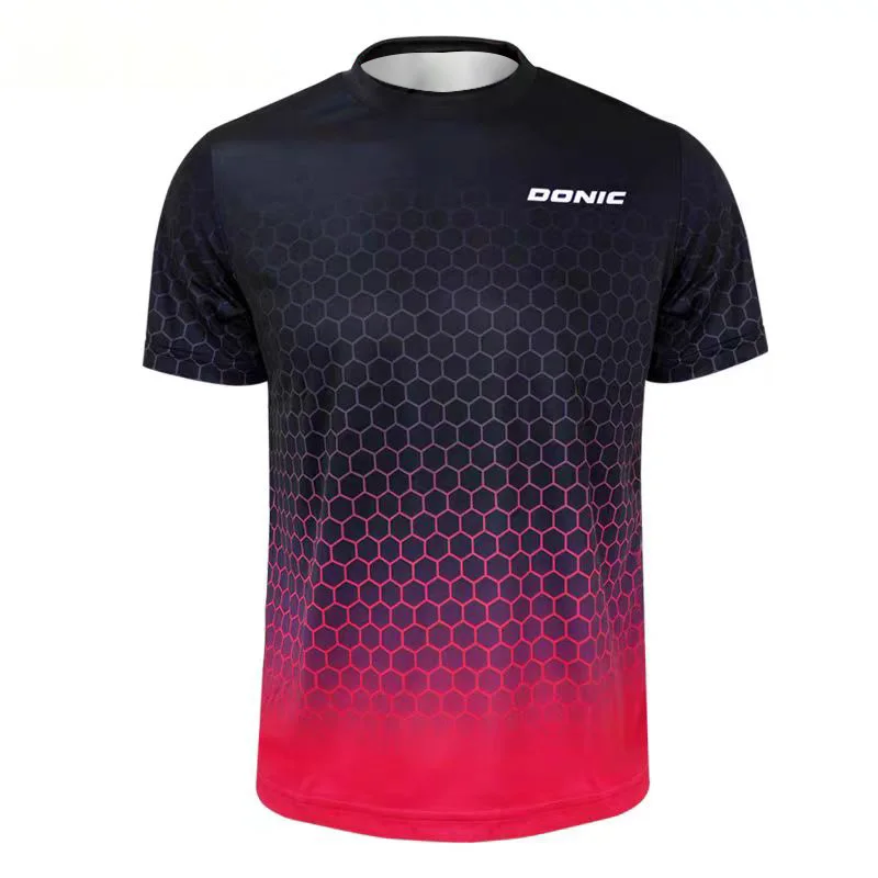 Badminton Png - Neues Herren-Tischtennis-T-Shirt mit 3D-Druck, atmungsaktives Sommer-Badminton-T-Shirt
