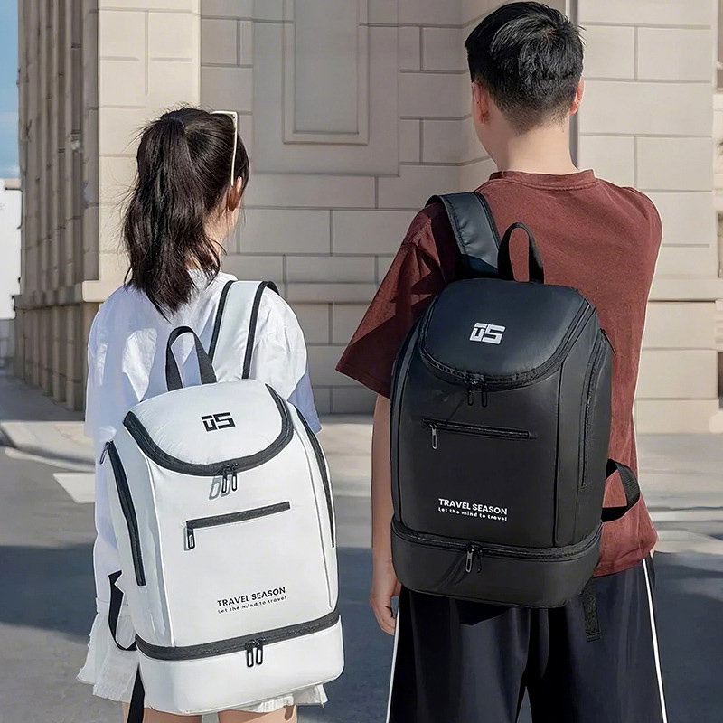 Badminton Vs Tennis - Leichter Wasserdichter Tennis-Badminton-Schlägerrucksack mit Großem Fassungsvermögen,