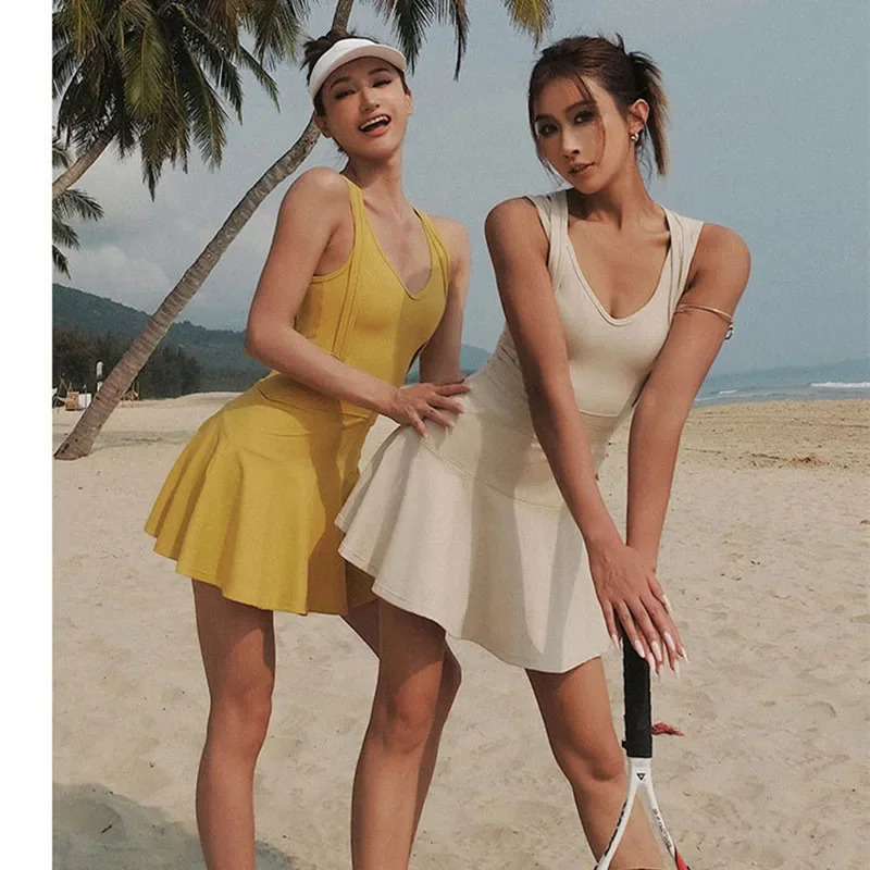 Badminton Queen - Tennis Kleid Weibliche Ärmellose Sport Anzüge