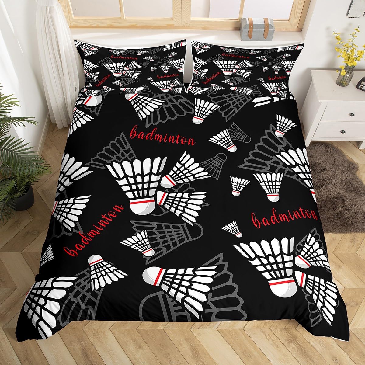 Badminton-Bettbezug, Twin-Quee – Badminton Queen Bewertung und Preis