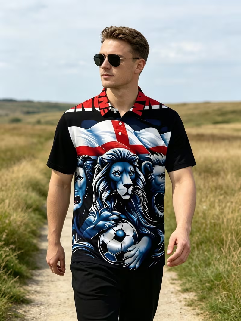 Fußballtrikot mit England-Flag – Badminton England Bewertung und Preis
