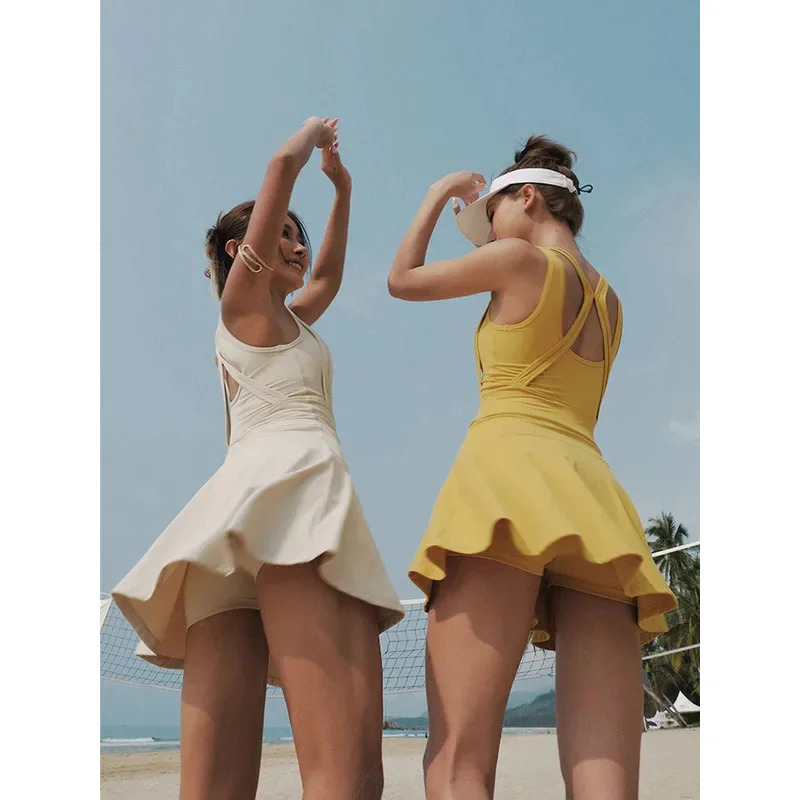 Tennis Kleid Weibliche Ärmello – Badminton Queen Bewertung und Preis